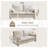 Jax Chenille Upholstered 2-Seater Sofa with Down-Filled Cushions-1598300979