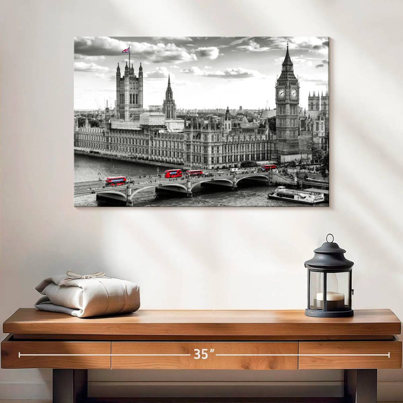 Ravi Big Ben, palais de Westminster I, H 16 po x l 24 po