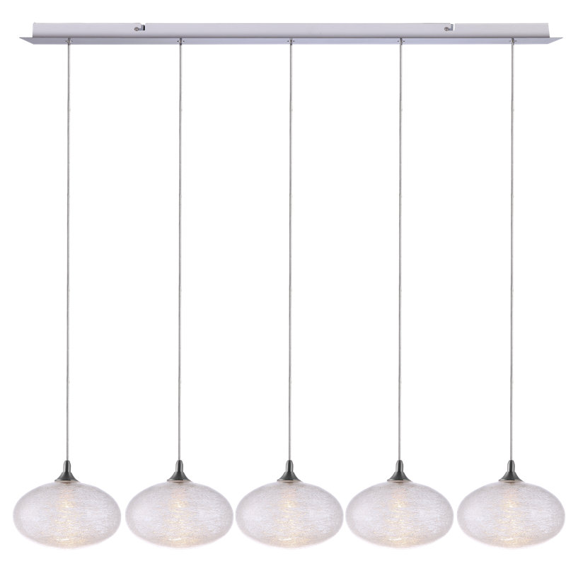 Alvie 5 - Light Cluster Pendant, Chrome