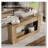 63-Inch Long Console Table, Wood Entryway Table-1810043208