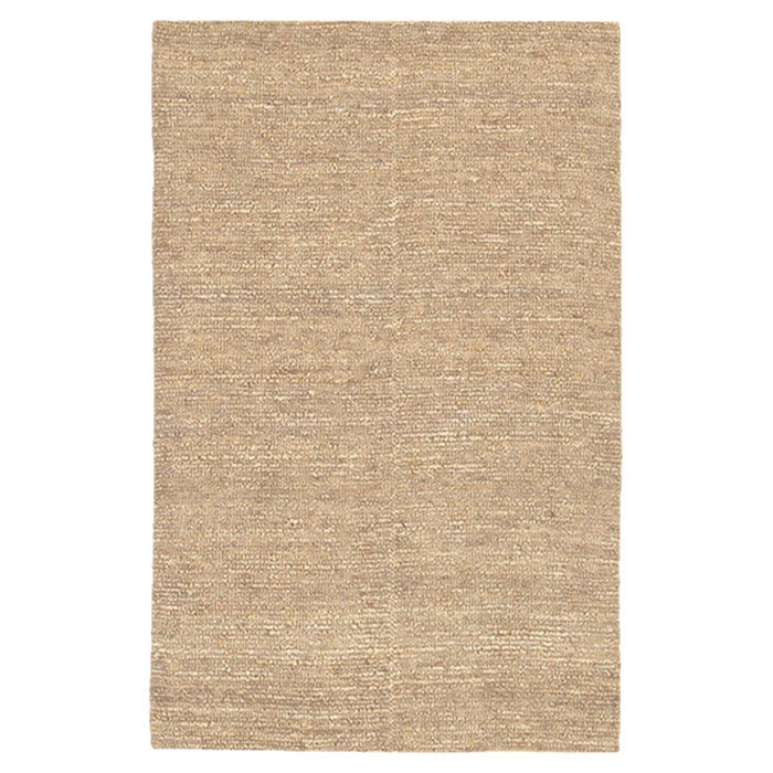 Tapis ivoire tissé à la main Khaja, Rond 8 pi