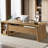 78 Inch L Shaped Large Executive Desk, Corner Home Office Desk-1426303429