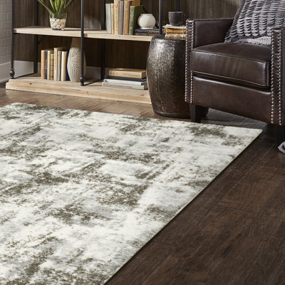 Tapis ivoire / gris Caleb
