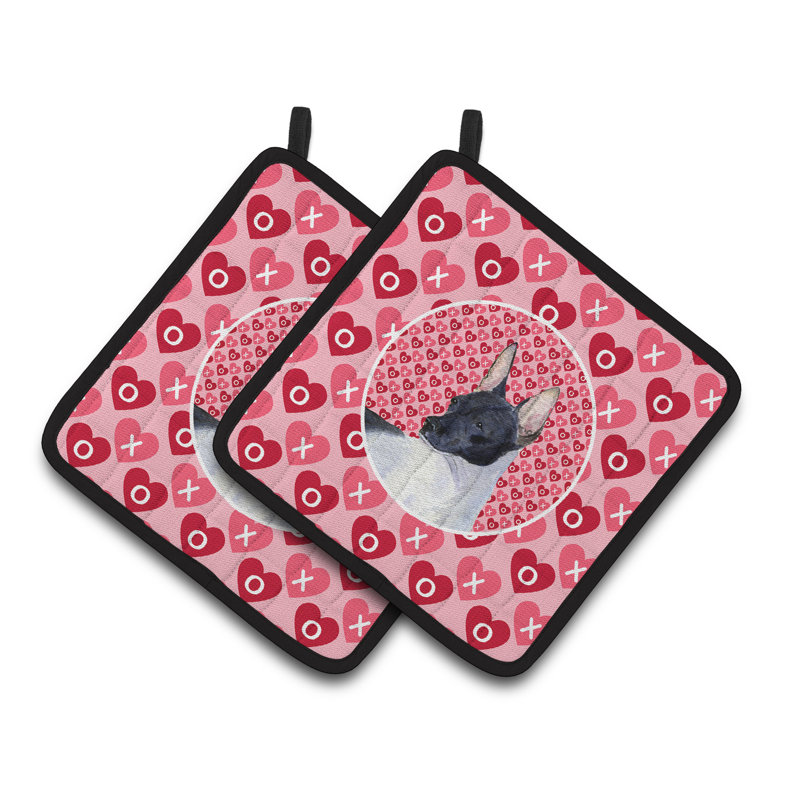 Winston Porter Heartley Polyester Potholder Set
