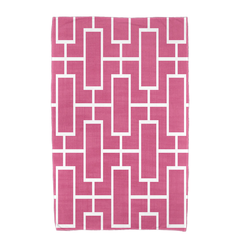 Serviette de plage en microfibre Noxon, Rose