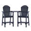 Chaise Adirondack d'extérieur en bois Bronya-134206157