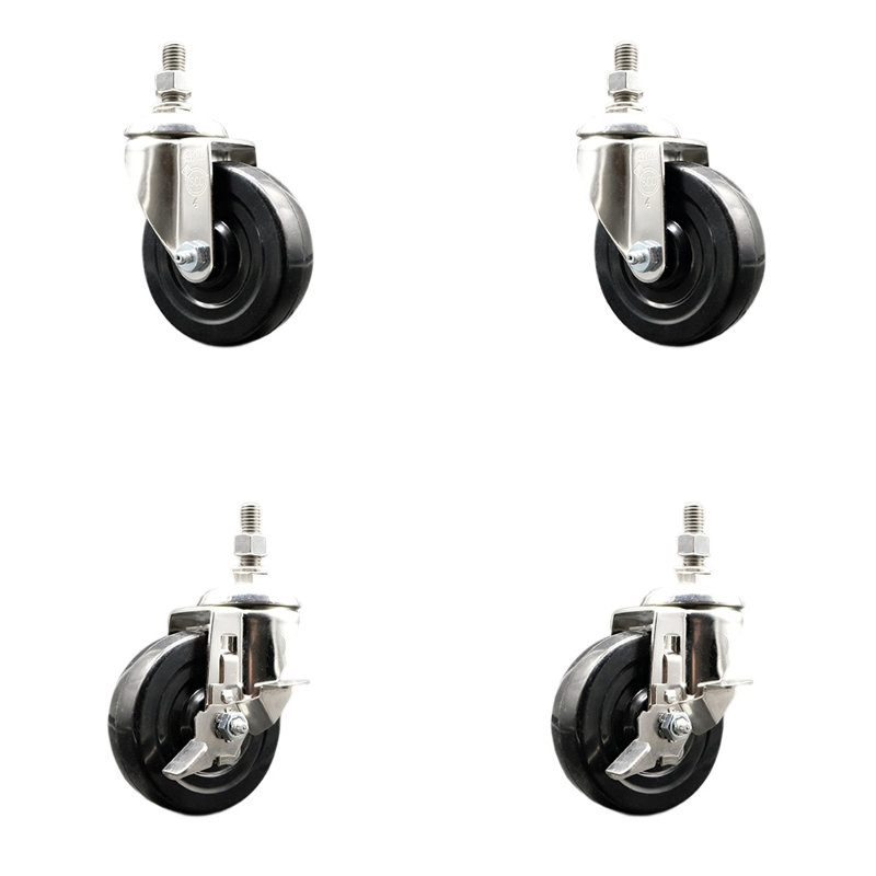 Soft Rubber Casters