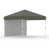 Feet Instant Pop-Up Canopy Tent, 1 Removable Sidewalls Rectangular