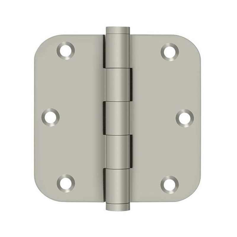 Butt Bearing Hinge, Brushed Nickel