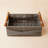 Paper Rope Basket with Wooden Handles-14707619