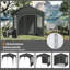 Gazebo, folding gazebo 2 x 2m, with 4 side walls, party tent water-repellent UV protection 50+, height-adjustable garden gazebo, with carrying bag, for outdoor garden camping-1351477312