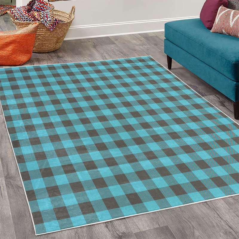 Tapis décoratif Shabrie, Rectangle 4 pi x 5 pi 5 po