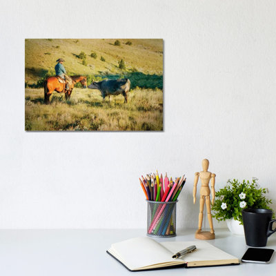 Making Friends - Wrapped Canvas Print