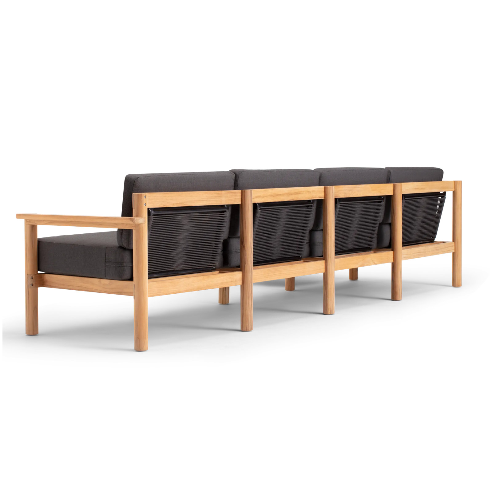 Haven 114" Sunbrella® Patio Sofa, Sunbrella Coal
