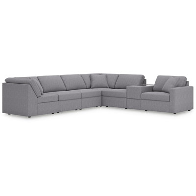 Chobanyan 7-Piece Sectional With Storage Console