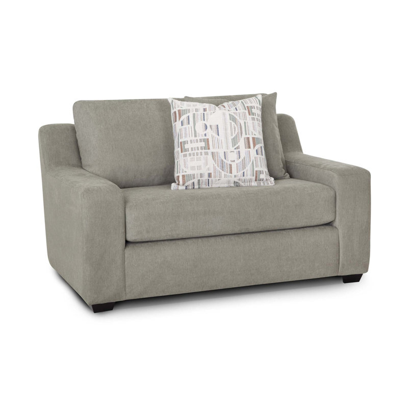Fauteuil Wilmot Snuggler, Polyester gris