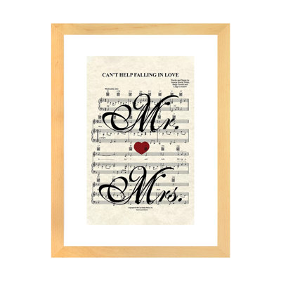 «Impossible de tomber amoureux» - Mr et Mme - impression d'art graphique