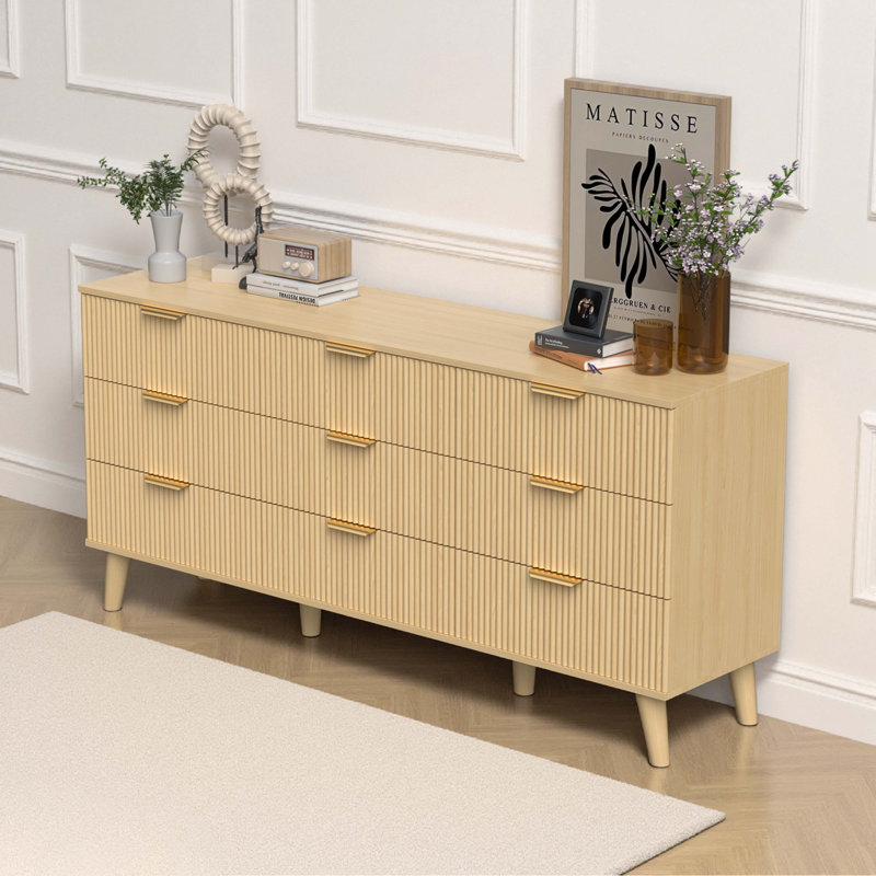 Commode 9 tiroirs pour chambre à coucher