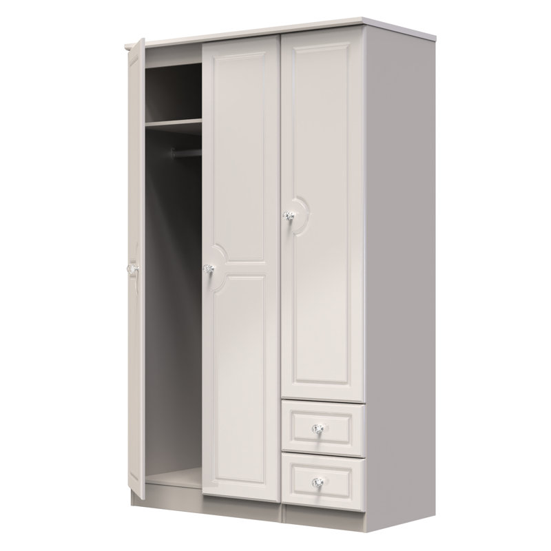 Conover Triple Small Drawer Wardrobe, Kashmir Gloss/Kashmir
