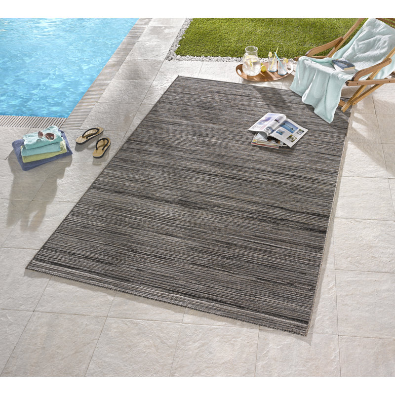 Lotus Flatweave Grey Rug, Rectangular 200 x 290cm