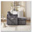 Chaise longue en chenille avec rangement-1153513383