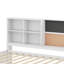 Lit de jour avec tablettes, tableau noir, tableau de liège, USB et lit gigogne-985569604