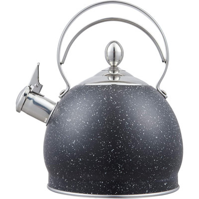 Creative Home 2.5 Quarts Stainless Steel Whistling Stovetop Tea Kettle