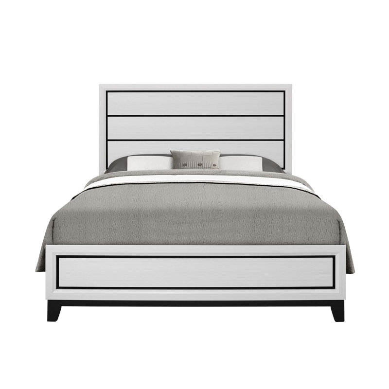 Mirage White Queen Bed, Queen