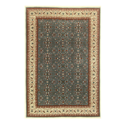 Hand Knotted Oriental Area Rug in Blue