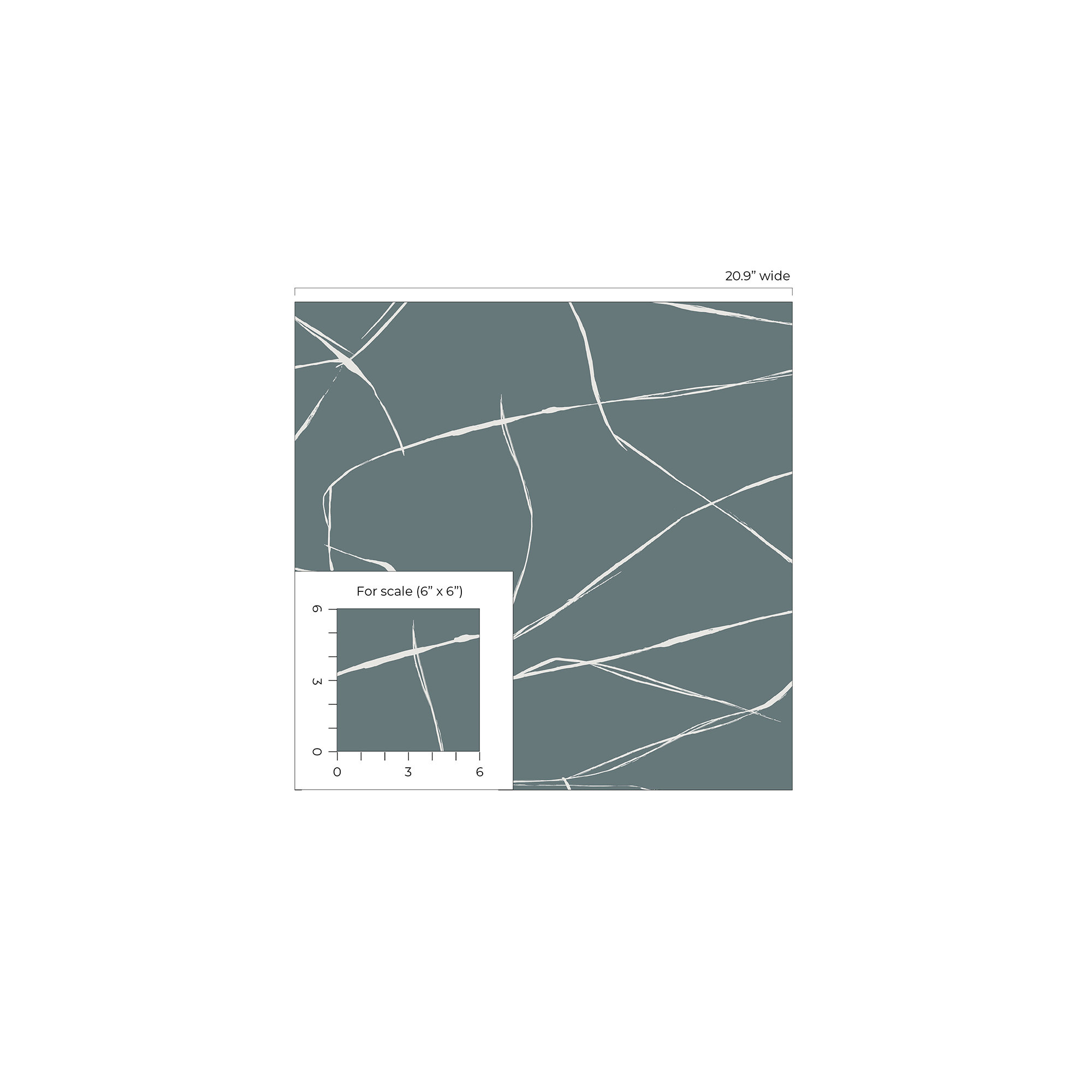 Niseko Modern Abstract Wallpaper, Light Aegean