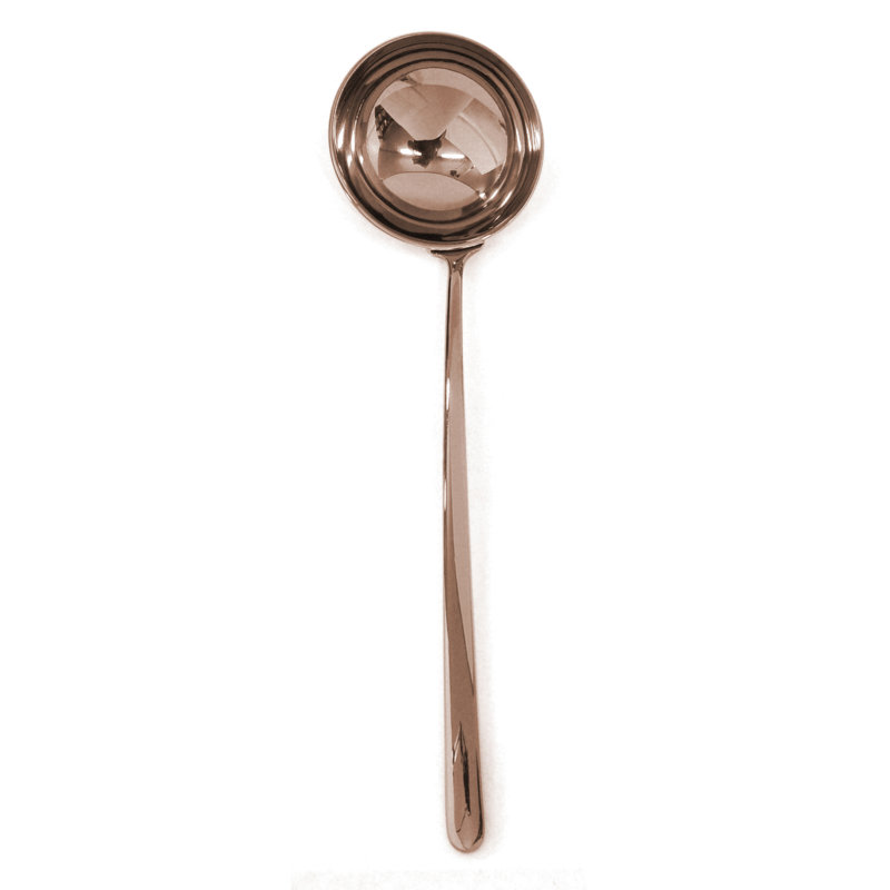 Linea Stainless Steel Ladle, Bronzo