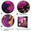 Portrait de chardon rose et doré - décoration murale chardon-316403034-316403044-316403045