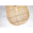 Unique 1-Light Moden Natural Rattan Teardrop Coastal Boho Pendant Light