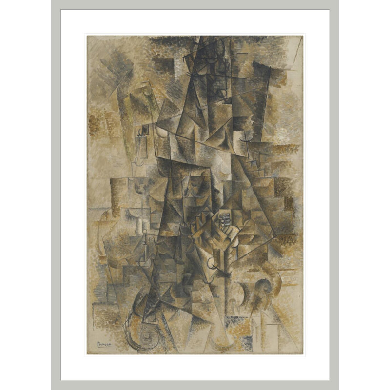 Accordéoniste (L'accordéoniste) par Pablo Picasso, impression giclée sur cadre, 41.5" H x 30.58" W