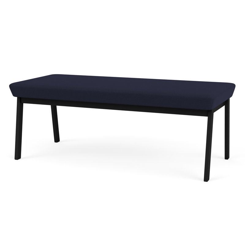 Banc en métal Newport, Noir, Bleu marine Open House