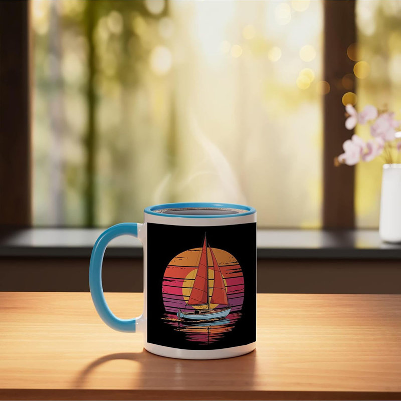 Ceramic Coffee Mug, Blue