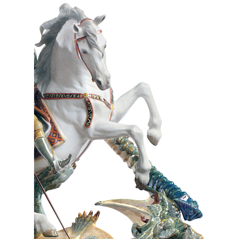 Statue saint george and the dragon