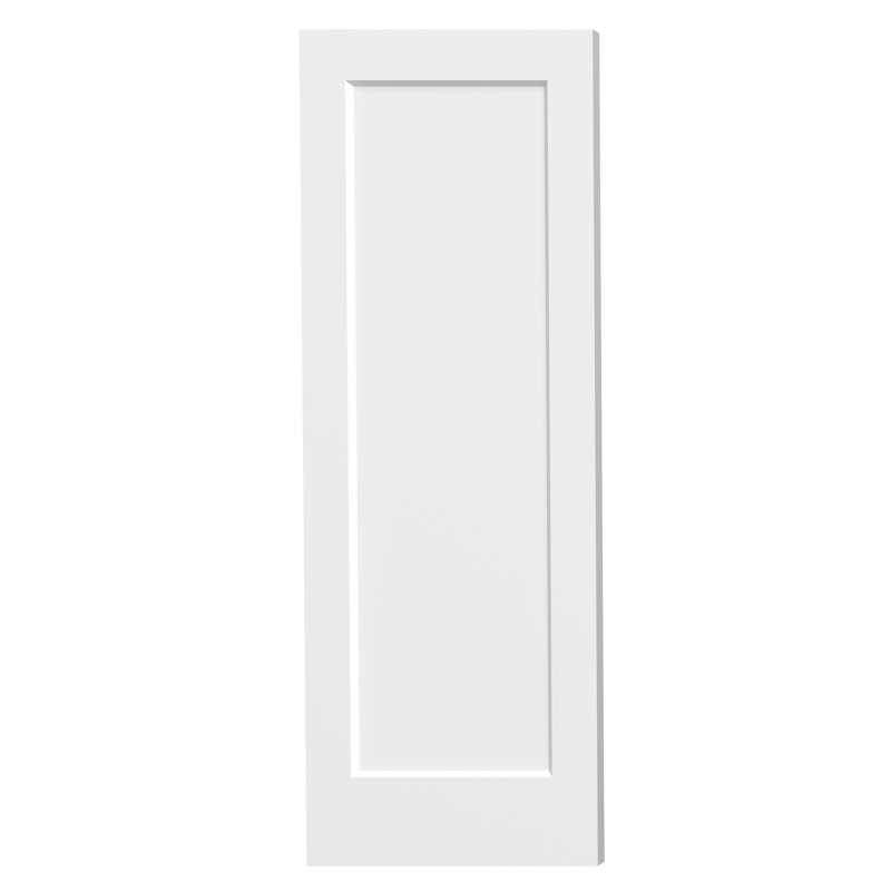 1 panneau de porte intérieur moulé creux Shaker Core, 30 po x 80 po, S'ouvre à droite vers l'intérieur
