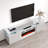 Genoveva TV Stand for TVs up to 78" with Electric Fireplace Included-668799343