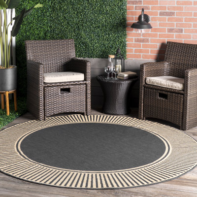 Alegre Bordered Indoor/Outdoor Rug