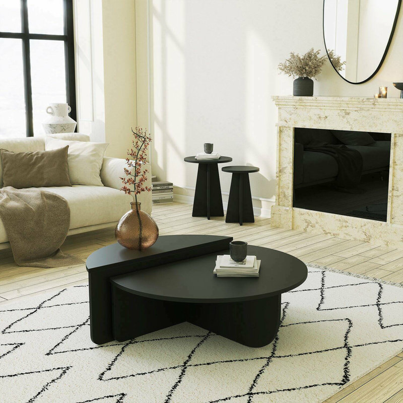 Cecele Coffee Table, Black
