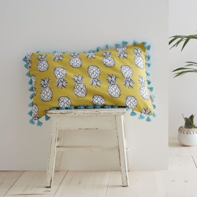 Tupi Pineapple Tassel Filled Cushion