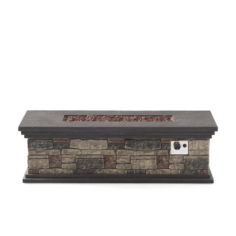 Rectangle Mgo Fire Pit - 50 000 Btu