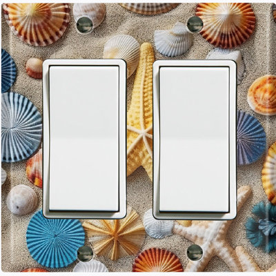 2-Gang Toggle Light Switch Wall Plate