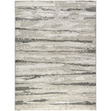 Ivaline Modern Striped Sustainable Woven Rug