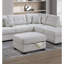 Ensemble de salon modulaire en forme de L avec repose-pieds et canapé capitonné 3 pièces-1079654032