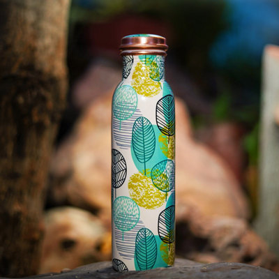 Perilla Home 33.81oz. Copper Water Bottle