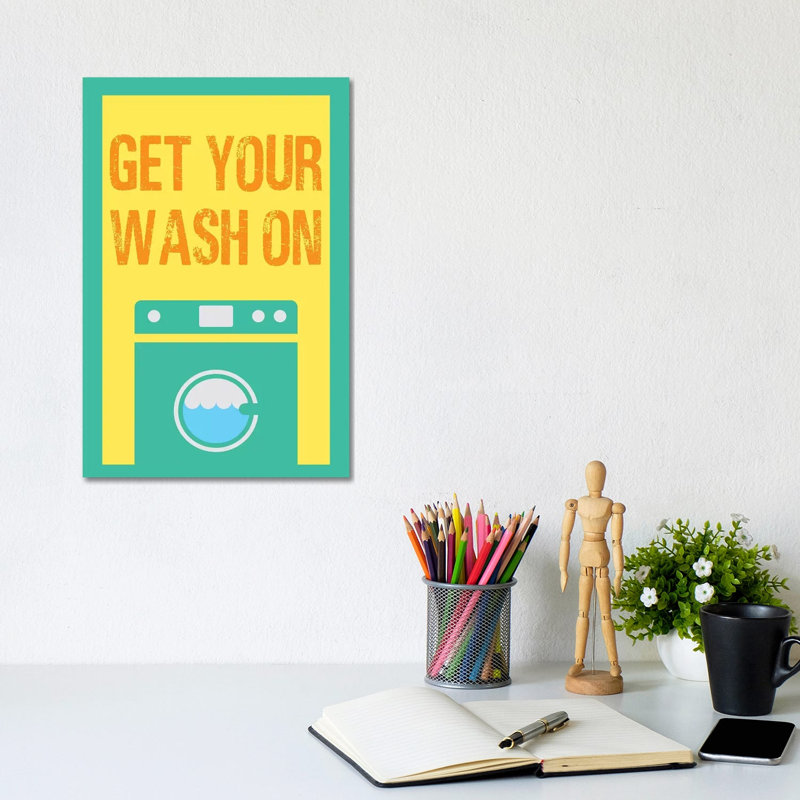 Get Your Wash On by SD Graphics Studio - Wrapped Canvas Gallery-Wrapped Canvas Giclée, 20.32 cm H x 30.48 cm W