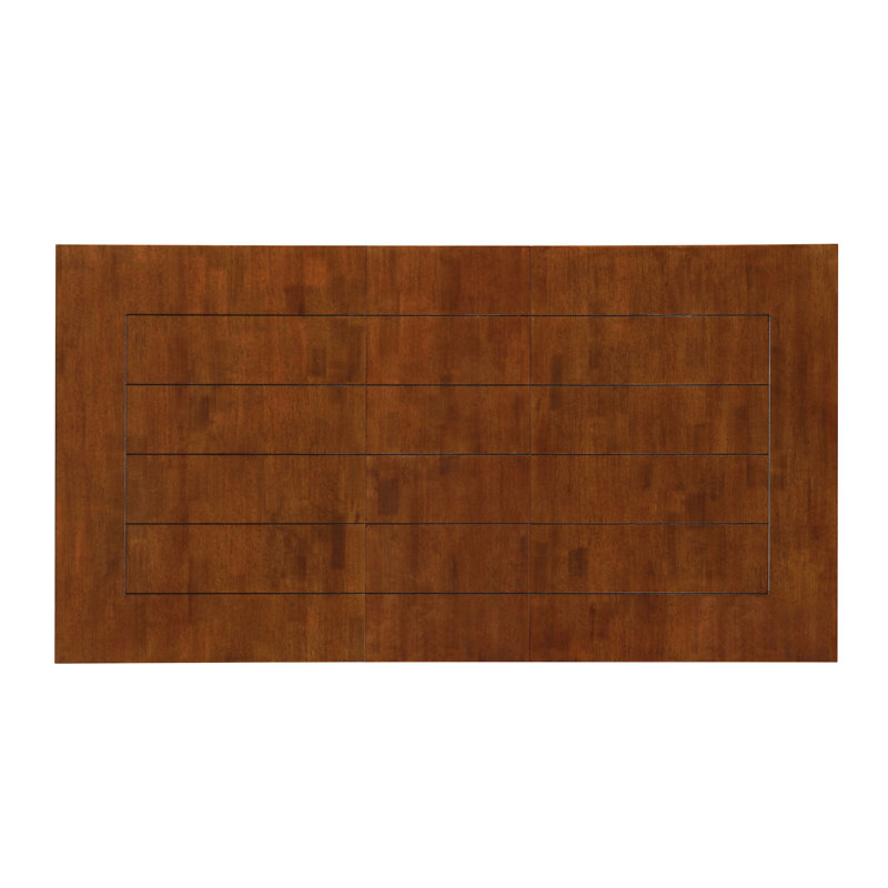 Wesley Dark Brown Extendable Wood Dining Table