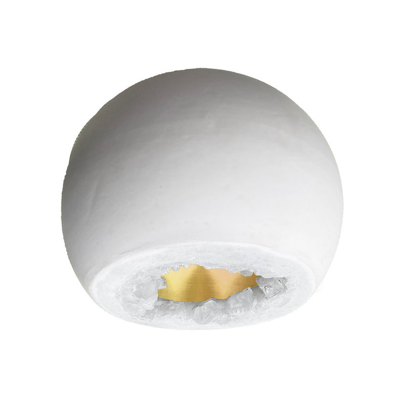 8 - Light Chandelier, Matte White/Brass, 96" H x 24" W x 24" D, Black